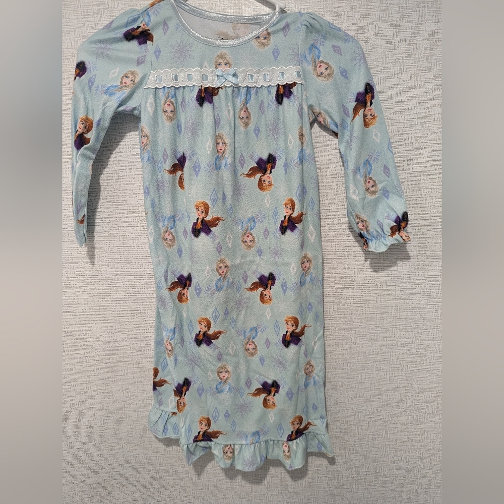 Disney Elsa and Ana flannel gown